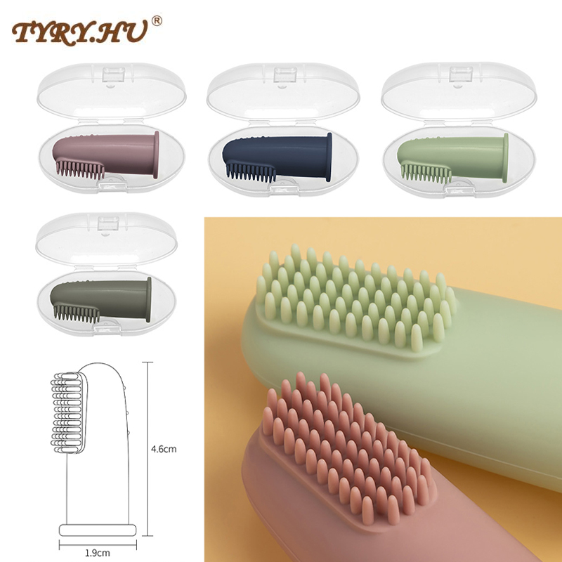 Health Wellness Items - Baby Soft Finger แปรงสีฟันซิลิโคนปลอดสาร BPA ทารกฟันฟันแปรงทําความสะอาดซิลิโคนเกรดอาหาร