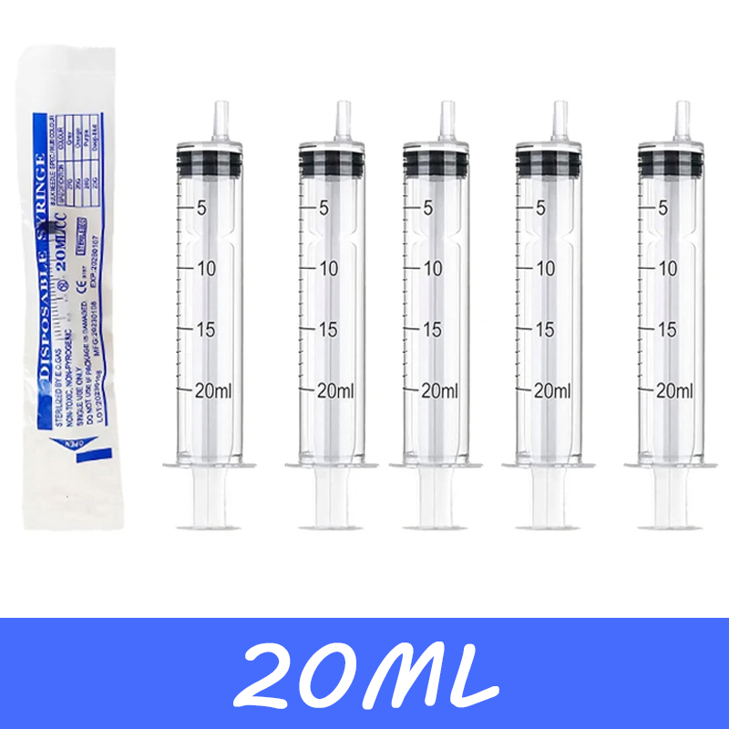 Health Wellness Items - บรรจุแยกชิ้น ไม่มีเข็ม 20 มล. กระบอกฉีดยาพลาสติก ไฮโดรโปนิกส์