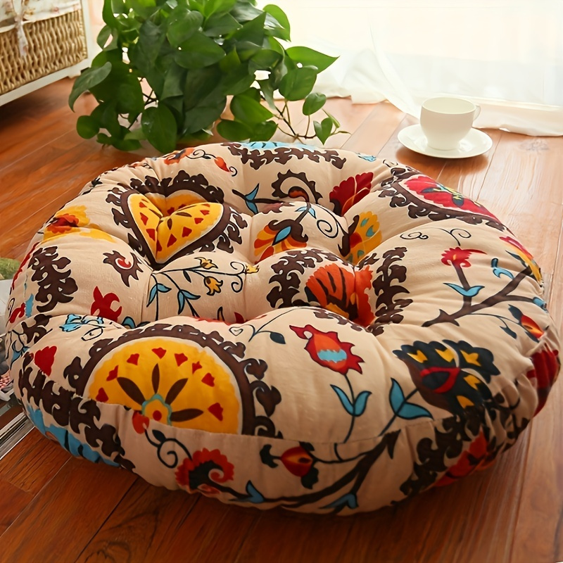 รอบเบาะรองนั่งหมอนหนาเสื่อทาทา - Meditation Cushion Zafu บทวิจารณ์และราคา