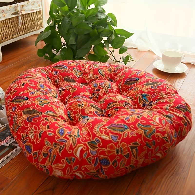 รอบเบาะรองนั่งหมอนหนาเสื่อทาทา - Meditation Cushion Zafu บทวิจารณ์และราคา