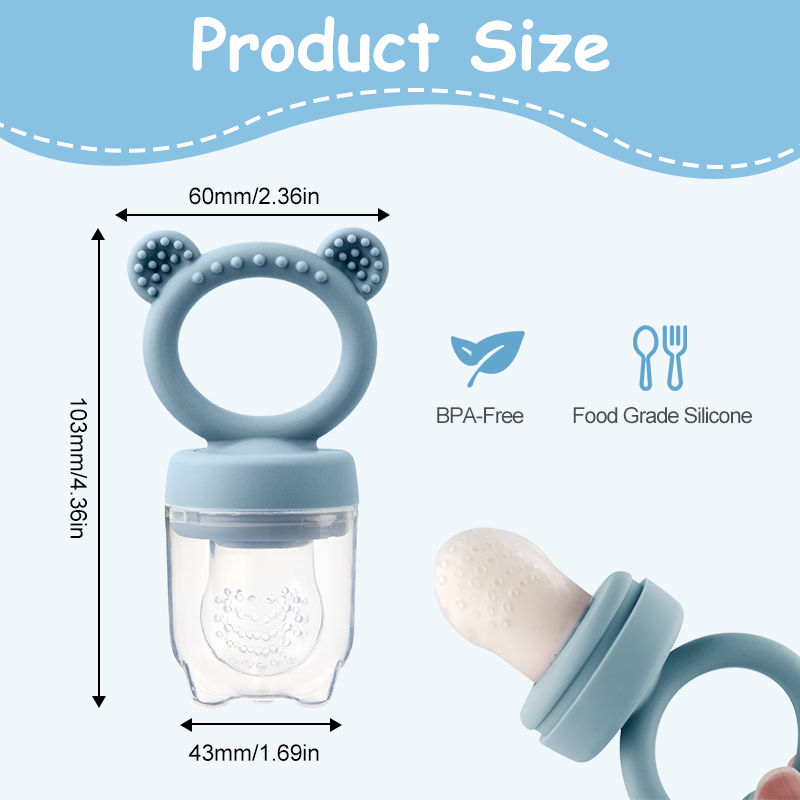 จุกนมซิลิโคนรูปหมีสำหรับป้อนผล - Health Wellness Items บทวิจารณ์และราคา