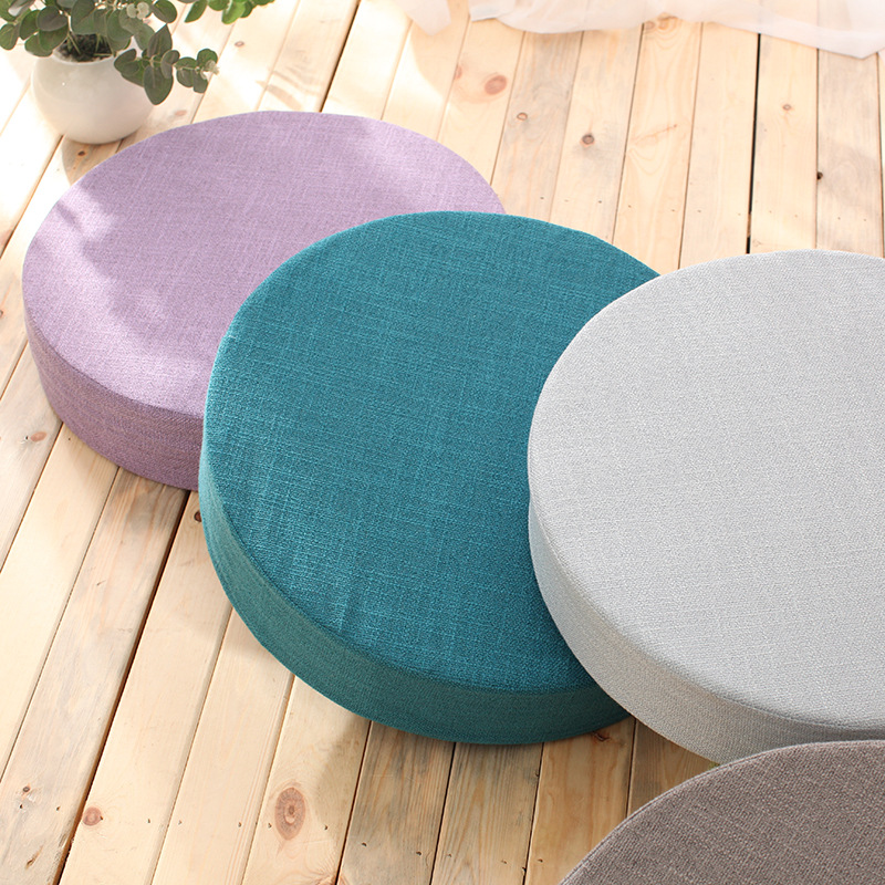 เบาะรองนั่งสมาธิผ้าลินินขนาด 4 - Meditation Cushion Zafu บทวิจารณ์และราคา