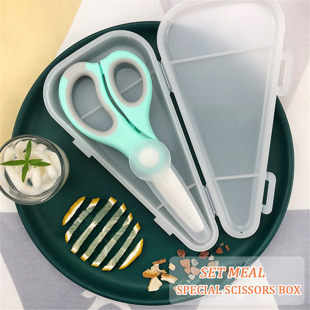 แบบพกพาเซรามิคกรรไกรเด็กอาหาร  - Health Wellness Items บทวิจารณ์และราคา