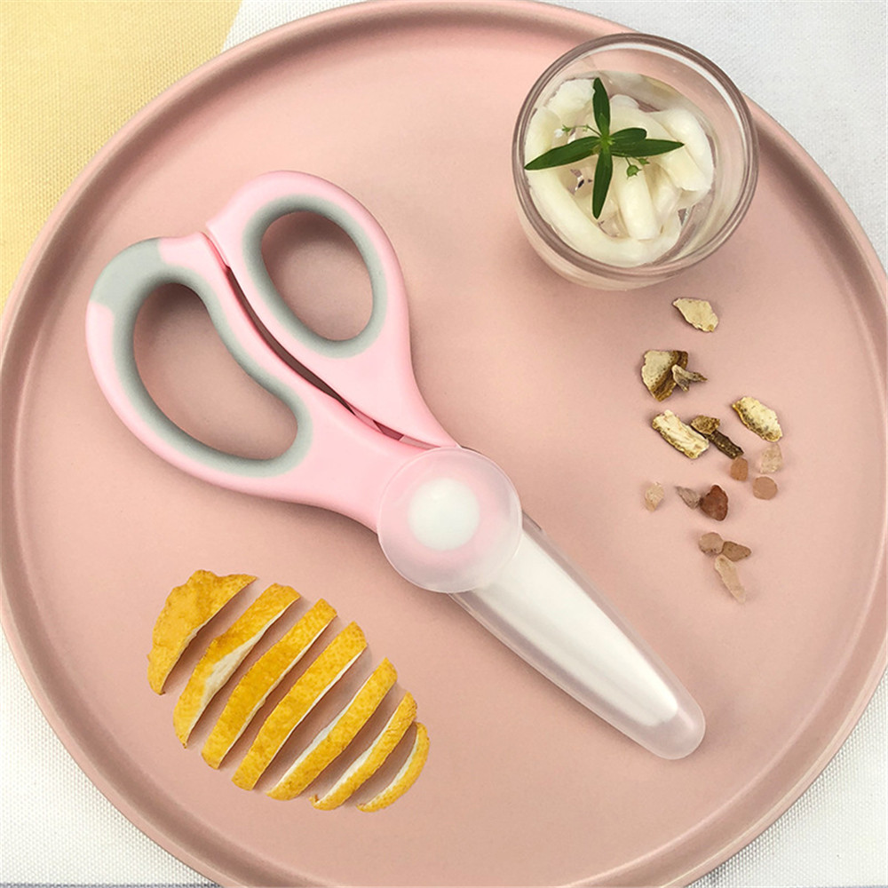 แบบพกพาเซรามิคกรรไกรเด็กอาหาร  - Health Wellness Items บทวิจารณ์และราคา
