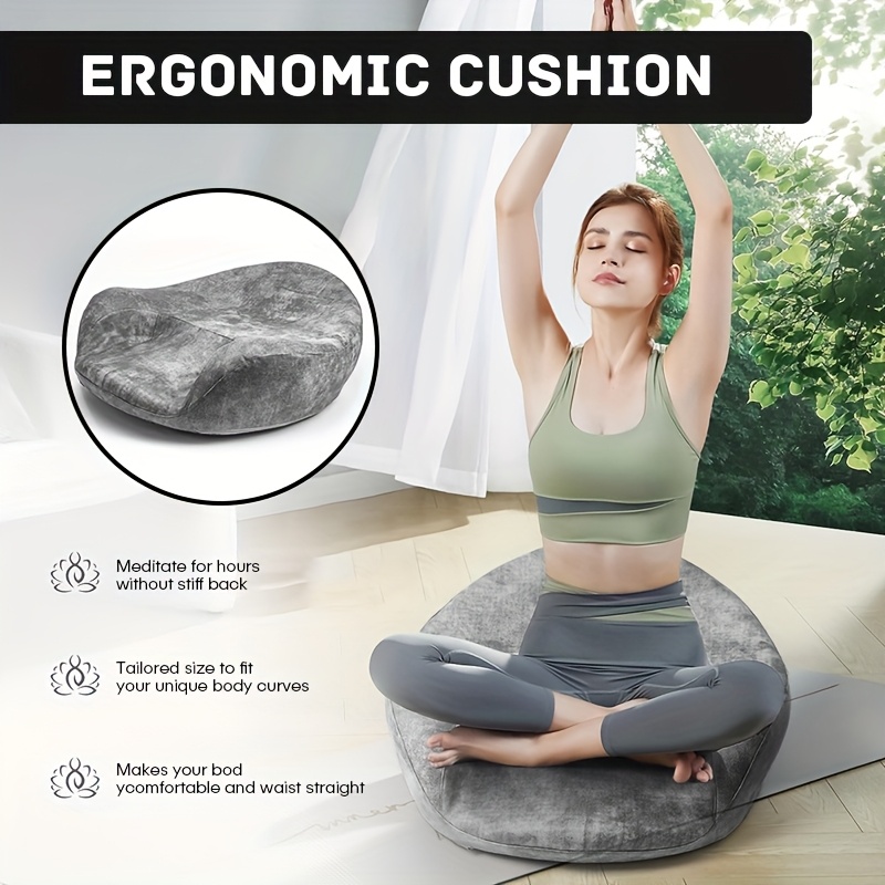 เบาะรองนั่งสมาธิเมมโมรี่โฟมพร้ - Meditation Cushion Zafu บทวิจารณ์และราคา